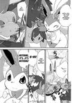  azuma_minatsu blush comic eeveelution female kemono kissing male nintendo pok&eacute;mon sylveon translated video_games 