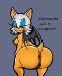  anthro anus bat big_butt blue_eyes breasts butt damian_hodge female huge_butt hyper hyper_butt intersex invalid_tag mammal nipples plain_background presenting presenting_hindquarters pussy rouge_the_bat sega solo sonic_(series) wide_hips 