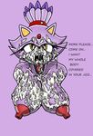  anthro big_breasts big_nipples blaze_the_cat breasts bukkake cum cum_everywhere cum_on_breasts damian_hodge excessive_cum female huge_breasts hyper hyper_breasts invalid_tag messy nipples orgasm plain_background sega solo sonic_(series) text tongue tongue_out 
