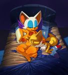  after_sex age_difference bat bed belly big_breasts blue_eyes breasts canine chubby condom cum eyes_closed female filled_condom fox looking_at_viewer male mammal miles_prower nipples puffy_nipples rogue_the_bat rouge_the_bat sega sleeping sonic_(series) sonic_the_hedgehog_(series) theboogie wings 