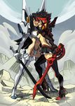  alex_ahad angry breast_press image_sample junketsu kill_la_kill kiryuuin_satsuki matoi_ryuuko multiple_girls scissor_blade senketsu sword symmetrical_docking tumblr_sample weapon 