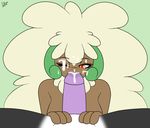  anthro breasts cum cum_in_mouth cum_inside cum_on_face ensayne eyelashes faceless_male female first_person_view male nintendo one_eye_closed oral penis pok&eacute;mon red_eyes video_games whimsicott 
