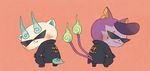  bad_pixiv_id blush cosplay from_behind kanacho komasan looking_at_viewer looking_back no_humans notched_ear pompadour scar scar_across_eye simple_background squatting sunglasses tokkoufuku warunyan warunyan_(cosplay) youkai youkai_watch 