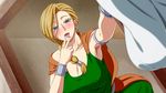  1girl armpits bianca blonde_hair blue_eyes blush braid breasts cape cleavage collarbone door dragon_quest dragon_quest_v earrings erect_nipples finger_to_mouth highres huge_breasts inja_no_kuruwa jewelry licking long_hair looking_away naughty_face open_door open_mouth saliva standing sweat tongue 