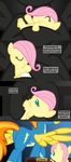  2015 beavernator comic cute english_text equine female feral fluttershy_(mlp) friendship_is_magic mammal my_little_pony pegasus spitfire_(mlp) text wings wonderbolts_(mlp) young 