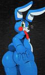  animatronic anthro big_butt bow buckteeth butt chubby cute five_nights_at_freddy&#039;s five_nights_at_freddy&#039;s_2 hand_on_butt lagomorph long_ears looking-back looking_at_viewer machine male mammal mechanical nude presenting presenting_hindquarters rabbit robot rosy_cheeks solo sssonic2 standing toy_bonnie_(fnaf) video_games 