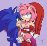  2015 amy_rose anal anal_penetration anthro areola balls breasts double_penetration echidna erect_nipples erection female group group_sex hedgehog knuckles_the_echidna male mammal monotreme nipples nude penetration penis pussy sega sex sonic_(series) sonic_the_hedgehog the_other_half threesome vaginal vaginal_penetration 