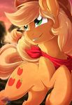  2015 applejack_(mlp) earth_pony equine female feral friendship_is_magic horse mammal my_little_pony pony rainbowscreen solo 