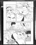  black_hair breasts comic female hair human japanese_text kemono lagomorph long_hair mammal nippels pussy rabbit setouchi_kurage sex short_hair text translation_request 