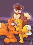  age_difference amadeus_prower anthro brown_body canine father fox incest licking male male/male mammal miles_prower nude parent penis roarey_raccoon sega sex size_difference skye_prower son sonic_(series) tongue tongue_out young 