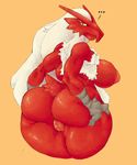  ... anthro avian beak big_breasts big_butt big_nipples bird blaziken breasts butt chicken feathers female looking_back looking_down nintendo nipples nude pok&eacute;mon presenting presenting_hindquarters pussy side_boob signirsol solo thick_thighs video_games 