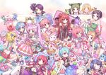  6+girls :3 :d :o ahoge animal_ears arm_warmers ayase_naru bare_shoulders belt black_hair blonde_hair blue_eyes blue_hair bottle bow bra bracelet braid brown_hair bunny_ears cake candy cat_ears cat_tail chain dorothy_west double_bun dress earrings elbow_gloves envelope everyone fake_animal_ears femini fingerless_gloves floral_print folded_clothes food frilled_dress frills fukuhara_ann fur_trim gloves green_eyes green_hair hair_bow hair_ornament hair_over_one_eye hair_rings hairclip handheld_game_console hands_clasped hat head_wings head_wreath headphones headphones_around_neck heart highres houjou_cosmo houjou_sophie index_finger_raised jewelry kuma_(pripara) lace-up_top leona_west lipstick_tube lovelyn manaka_lala minami_mirei mirror morizono_wakana multicolored_hair multiple_girls open_mouth own_hands_together perfume_bottle pillow pink_hair pretty_(series) pretty_rhythm pretty_rhythm_rainbow_live pripara purple_eyes purple_hair red_hair renjouji_beru rinne_(pretty_rhythm) rojiko sailor_hat school_uniform serafuku shirt short_shorts shorts side_ponytail single_head_wing smile stamp star star_hair_ornament stuffed_animal stuffed_bird stuffed_bunny stuffed_penguin stuffed_toy suzuno_ito tail takanashi_otoha teddy_bear tied_shirt toudou_shion two-tone_hair underwear wand white_gloves wings wrist_cuffs yellow_eyes 