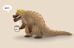  coffee_mug dave_(edfdarkangel1) eyewear invalid_tag mail-order-superhero pangolin scales speech_bubble steam sunglasses 