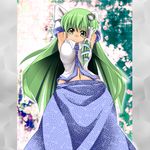  armpits arms_up detached_sleeves green_hair kochiya_sanae long_hair solo touhou umigarasu_(kitsune1963) 