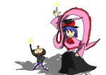  bad_anatomy crossover dancing dipp_(katamari_damacy) katamari_damacy nagae_iku saturday_night_fever touhou 