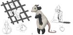  anthro cuddlebutt dump female hybrid lois mammal rat rodent sketch 