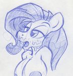  anthro anthrofied areola big_areola big_breasts breasts cum cum_on_face equine female fluttershy_(mlp) friendship_is_magic hair half-closed_eyes horse king-cheetah mammal my_little_pony nipples open_mouth plain_background pony solo tongue trollie_trollenberg white_background 