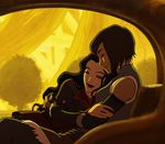  asami_sato avatar:_the_last_airbender bryan_konietzko couple dark_skin korra legend_of_korra official_art 