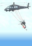  helicopter highres kantai_collection no_humans pacific_rim shinkaisoku uh-60_blackhawk yamashiro_(kantai_collection) 