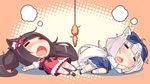  animal_ears brown_hair cat_ears cat_tail chocola_(sayori) chocolat_(sayori) nekopara tail vanilla_(sayori) white_hair 