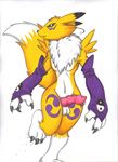  2015 balls bandai boxice digimon erection knot male penis renamon solo 