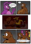  animatronic avian bear bird bonnie_(fnaf) canine chica_(fnaf) chicken comic female five_nights_at_freddy&#039;s fox foxy_(fnaf) freddy_(fnaf) golden_freddy_(fnaf) lagomorph machine male mammal mechanical rabbit robot 