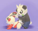  all_fours anal anal_penetration argon_vile balls cum cum_splatter doggystyle duo from_behind male male/male nintendo pancham penetration penis pok&eacute;mon sex spanking spinda video_games 