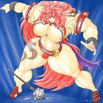  extreme_muscles jacques00 queen&#039;s_blade red_hair risty 