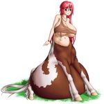  breasts centaur copyright_request huge_breasts isel pregnant red_hair 