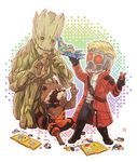  book character_doll chibi groot guardians_of_the_galaxy iduhara_jugo lego marvel mask peter_quill raccoon rocket_raccoon 