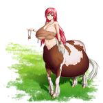  breasts centaur copyright_request huge_breasts isel pregnant red_hair 