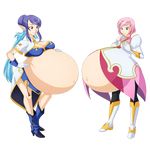  breast_envy estellise_sidos_heurassein judith pregnant saburox tales_of_(series) tales_of_vesperia 