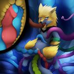  all_three_filled anal anal_penetration blush darkmirage double_vaginal female fur internal manectric nintendo oral penetration pok&eacute;mon sex shiny smile tentacles vaginal video_games yellow_fur yellow_pussy 