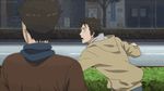  2boys animated animated_gif brown_hair kiseijuu multiple_boys punch punching subtitled violence 