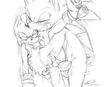  anal balls cum cum_in_ass cum_inside male male/male penis sega shadow_the_hedgehog soina sonic_(series) sonic_the_werehog werehog 