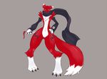  anthro canine claws fox mammal ruby_(character) yoh-sl 