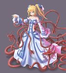  1girl blonde_hair blue_eyes dress jigoku_inu long_hair original solo tentacle tentacles_princess_arameru twintails 