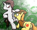  anus braeburn_(mlp) clothing equine fan_character fireheart friendship_is_magic horn licking male male/male mammal my_little_pony oral penis pokehidden red_eyes tongue tongue_out unicorn 
