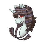  bust clothing equine fan_character fireheart horn male mammal my_little_pony red_eyes solo unicorn 