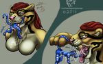  aeywon anthro clouded_leopard drooling exiled-tiger feline female imminent_vore laenara larger_female licking macro male male/female mammal micro nude open_mouth oral saliva size_difference smaller_male sucking tiger tongue tongue_out vore wet 