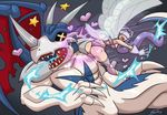  bandai digimon dragon fairy fairymon fbende female kazemom love_tap male veedramon 