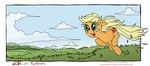  2015 absurd_res alpha_channel applejack_(mlp) cute earth_pony equine female feral friendship_is_magic hi_res horse mammal my_little_pony pony redapropos running solo 