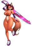 5_fingers absurd_res alpha_channel anthro areola arm_armor arm_warmers armor armwear bedroom_eyes belly big_breasts blade blue_accents blue_armor blue_blade blue_boots blue_clothing blue_eyes blue_footwear blue_gem blue_sword blue_weapon blush blush_lines boots breasts brown_claws brown_ears brown_finger_claws brown_hair brown_hands brown_nose brown_tail brown_tail_tip canid canine canine_ears canine_tail cheek_tuft choker cify claws clothing colored confident confident_anthro confident_female countershade_belly countershade_face countershade_fur countershade_neck countershade_snout countershade_torso countershading cuffs_(clothing) curvy_figure cute_fangs cyberpunk diamond_(gem) digital_drawing_(artwork) digital_media_(artwork) dipstick_tail ear_tuft energy_sword energy_weapon eyebrow_through_hair eyebrows eyelashes facial_tuft fangs female finger_claws fingers fluffy fluffy_tail footwear fox fox_ears fox_tail front_view fur fur_tuft furrowed_eyebrows futuristic futuristic_clothing futuristic_sword futuristic_weapon gem genitals glistening glistening_areola glistening_body glistening_breasts glistening_cheeks glistening_eyes glistening_face glistening_fur glistening_hair glistening_legs glistening_melee_weapon glistening_nipples glistening_shoulders glistening_sword glistening_thighs glistening_torso glistening_weapon glowing glowing_accents glowing_armor glowing_boots glowing_cuffs glowing_footwear glowing_ring glowing_runes glowing_sword glowing_symbol glowing_weapon gradient_blade gradient_fingers gradient_hand gradient_sword gradient_tail gradient_tail_tip gradient_weapon hair hi_res hilt holding_melee_weapon holding_object holding_sword holding_weapon hourglass_figure humanoid_breasts humanoid_genitalia humanoid_hands humanoid_vulva jewelry large_sword large_weapon long_hair long_tail mammal markings melee_weapon mostly_nude multicolored_armor multicolored_armwear multicolored_belly multicolored_blade multicolored_body multicolored_boots multicolored_chest multicolored_clothing multicolored_cuffs multicolored_ears multicolored_face multicolored_footwear multicolored_fur multicolored_hands multicolored_sword multicolored_tail multicolored_torso multicolored_tuft multicolored_weapon narrowed_eyes nebula_(breaker_of_star_systems) necklace nipples orange_areola orange_arms orange_belly orange_body orange_breasts orange_chest orange_ears orange_eyebrows orange_face orange_fur orange_hands orange_legs orange_nipples orange_snout orange_tail orange_torso orange_tuft orange_upper_jaw orange_vulva pink_accents pink_armor pink_blade pink_boots pink_clothing pink_footwear pink_ring pink_sword pink_weapon playful pupils purple_arm_warmers purple_armwear purple_boots purple_clothing purple_footwear purple_hilt raised_calf raised_foot runes science_fiction seductive shoes shoulder_length_hair simple_background slit_pupils snout solo squint squinted_eyes sword sword_over_shoulder symbol tail tail_markings tan_belly tan_body tan_chest tan_countershading tan_face tan_fur tan_inner_ear tan_lower_jaw tan_snout tan_throat tan_torso tan_tuft teeth thick_eyelashes translucent translucent_hair transparent_background tuft vulva wavy_hair weapon weapon_over_shoulder white_armor white_boots white_choker white_clothing white_footwear white_jewelry white_necklace wide_hips wrist_armor