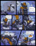 a_guy_somewhere ambiguous_species anthro balls barcode bdsm bodily_fluids bondage bound bulge butt car_wash chastity_device clothing conveyor_belt detailed_bulge dominant dominant_male dripping drone dronesuit duo edging ejaculation english_text erection eyeless genitals glistening glistening_body glistening_clothing hair hi_res latex latex_clothing latex_skinsuit lock_bulge lock_symbol looking_at_another male orgasm pecs penis raised_tail restrained robotic_arm sitting skinsuit smile solo speech_bubble sponge standing surprised sweat tail text throbbing throbbing_penis tight_clothing