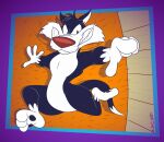 2026 3_toes 4_fingers alternate_version_at_paywall anthro arched_foot arched_soles belly big_belly big_butt biped black_body black_eyes black_fur black_pawpads breakdancing butt butt_from_the_front cheek_tuft chest_tuft clenched_teeth colored curling_tail curling_toes curvy_figure dancing digital_drawing_(artwork) digital_media_(artwork) dipstick_tail domestic_cat ears_outwards facial_tuft fangs feet felid feline felis fence fingers flat_colors fur gavanzude gesture glance gloves_(marking) grass grin grinning_at_viewer hand_gesture head_tuft hi_res high-angle_view humanoid_feet humanoid_hands humanoid_heel leg_markings looking_aside looking_aside_at_viewer looking_at_viewer looney_tunes male mammal markings nude nude_anthro nude_male open_mouth open_smile orange_grass pawpads pecs pinup pivoted_ears plant plantigrade pointing pointing_at_viewer pose red_nose ribs sharp_teeth signature slightly_chubby slightly_chubby_anthro slightly_chubby_male small_waist smile smiling_at_viewer smirk smirking_at_viewer smug smug_expression smug_face smug_grin socks_(marking) soles solo sylvester_(looney_tunes) tail tail_markings tasteful_nudity teeth thick_calves thick_thighs toes toothy_grin tuft tuxedo_cat warner_brothers whisker_spots whiskers white_belly white_body white_feet white_fur white_hands white_sclera white_tail_tip wide_hipped_anthro wide_hipped_male wide_hips