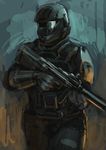  bad_id bad_pixiv_id gun halo_(game) helmet highres lm7_(op-center) m7 male_focus odst power_suit solo submachine_gun weapon 