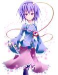  bad_id bad_pixiv_id frills komeiji_satori lv21 purple_hair short_hair solo touhou 