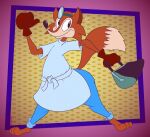 2026 3_toes 4_fingers abstract_background alternate_version_at_paywall anthro apron barefoot big_butt big_tail biped black_nose blue_bottomwear blue_clothing blue_jeans blue_pants bottom_heavy bottomwear brown_clothing brown_gloves brown_handwear butt canid canine cheek_tuft clothed clothed_anthro clothed_male clothing colored columbia_pictures curling_tail curvy_figure denim denim_bottomwear denim_clothing digital_drawing_(artwork) digital_media_(artwork) dipstick_tail doctor dotted_background facial_tuft fauntleroy_fox feet fingers flat_colors fluffy fluffy_tail fox fully_clothed fully_clothed_anthro fully_clothed_male fur gavanzude glance gloves grin grinning_at_viewer handbag handwear head_mirror head_tuft hi_res humanoid_hands humanoid_heel jeans lines_drawn looking_aside looking_aside_at_viewer looking_at_viewer male mammal markings medical_instrument motion_lines multicolored_body multicolored_fur orange_body orange_fur pants pattern_background pear-shaped_figure pinup plantigrade polka_dots pose raised_heel raised_tail red_fox scientific_instrument signature simple_background slightly_chubby slightly_chubby_anthro slightly_chubby_male smile smiling_at_viewer smirk smirking_at_viewer solo standing standing_on_toes tail tail_markings tan_body tan_fur tan_tail_tip the_fox_and_the_crow tiptoes toes true_fox tuft two_tone_body two_tone_fur white_sclera wide_hipped_anthro wide_hipped_male wide_hips