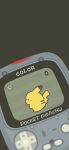  ._. absurdres analog_clock artist_name blush_stickers clock commentary_request from_side grey_background handheld_game_console highres no_humans pikachu pocket_pikachu pokemon pokemon_(creature) pokemon_focus rizu_(rizunm) simple_background 