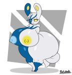 absurd_res animal_humanoid anthro big_breasts big_butt big_ears blue_body blue_fur blue_sclera bottom_heavy breasts butt curvy_figure digital_drawing_(artwork) digital_media_(artwork) ears_up eyelashes eyeshadow felid felid_humanoid feline feline_humanoid female fur generation_6_pokemon generation_9_pokemon hair hi_res huge_breasts huge_butt humanoid makeup mammal mammal_humanoid mega_evolution mega_meowstic mega_nyaonix meowstic meowstic_(female) multicolored_body multicolored_eyes multicolored_fur multicolored_hair nintendo nipples nyaonix_(female) pokemon pokemon_(species) pokemon_legends:_z-a raylopez shortstack simple_background solo two_tone_body two_tone_eyes two_tone_fur two_tone_hair voluptuous voluptuous_female white_body white_fur yellow_sclera